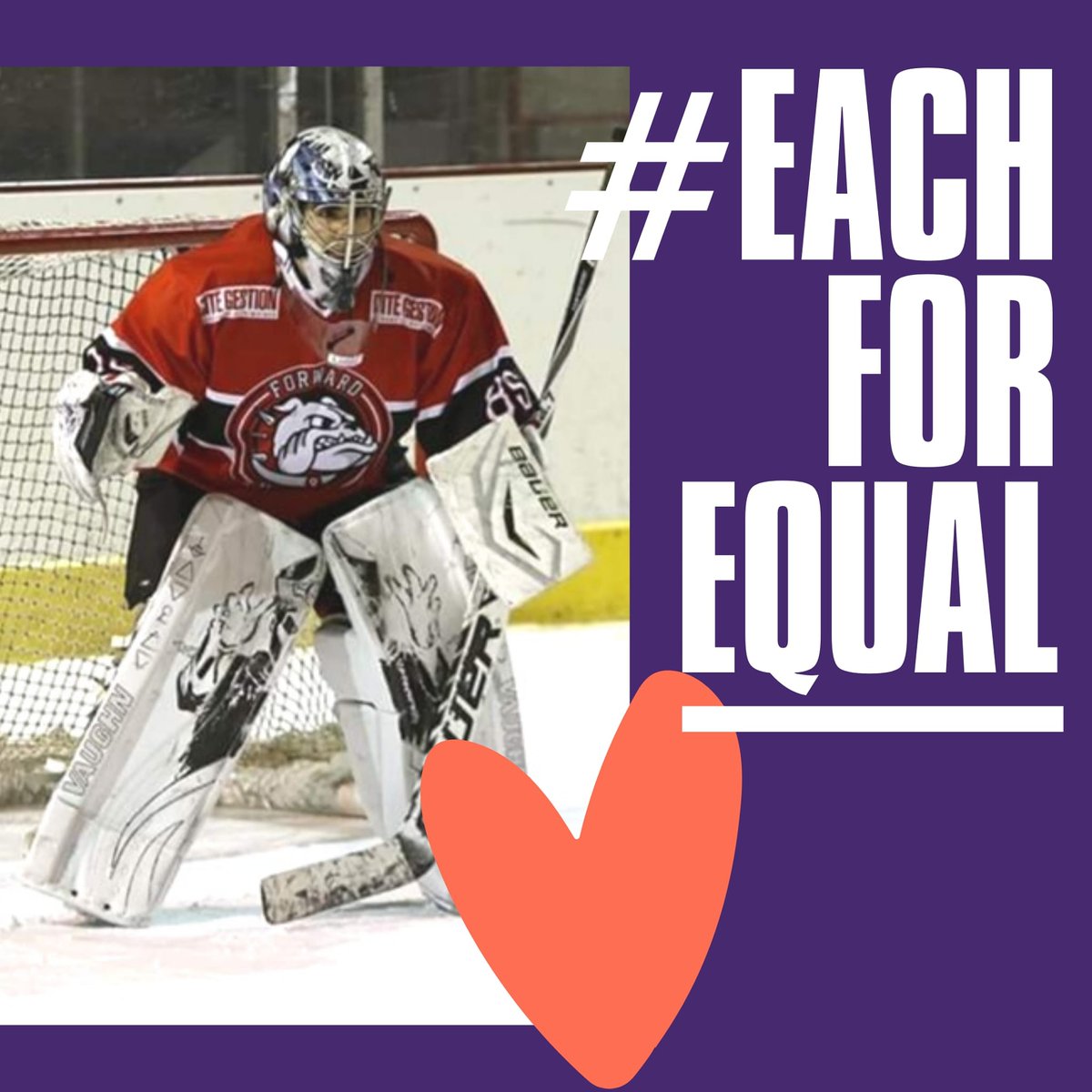 Each of us is responsible for Equality. 😌💖🏒🥅
#EachForEqual #IWD2020 #InternationalWomensDay #STRONG #FIERCE #POWERFUL #PASSIONATE #INSPIRED #TryAndStopUs #EqualPlayingField