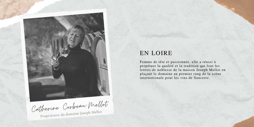 [PORTRAIT 4]  #IDW20
𝐂𝐚𝐭𝐡𝐞𝐫𝐢𝐧𝐞 𝐂𝐨𝐫𝐛𝐞𝐚𝐮-𝐌𝐞𝐥𝐥𝐨𝐭, 𝐩𝐫𝐨𝐩𝐫𝐢𝐞́𝐭𝐚𝐢𝐫𝐞 𝐝𝐮 𝐝𝐨𝐦𝐚𝐢𝐧𝐞 <a href="/JosephMellot/">Joseph Mellot</a> 
Catherine a repris les rênes du domaine et n’a de cesse de poursuivre le développement engagé par son mari Alexandre, avec sincérité et exigence.