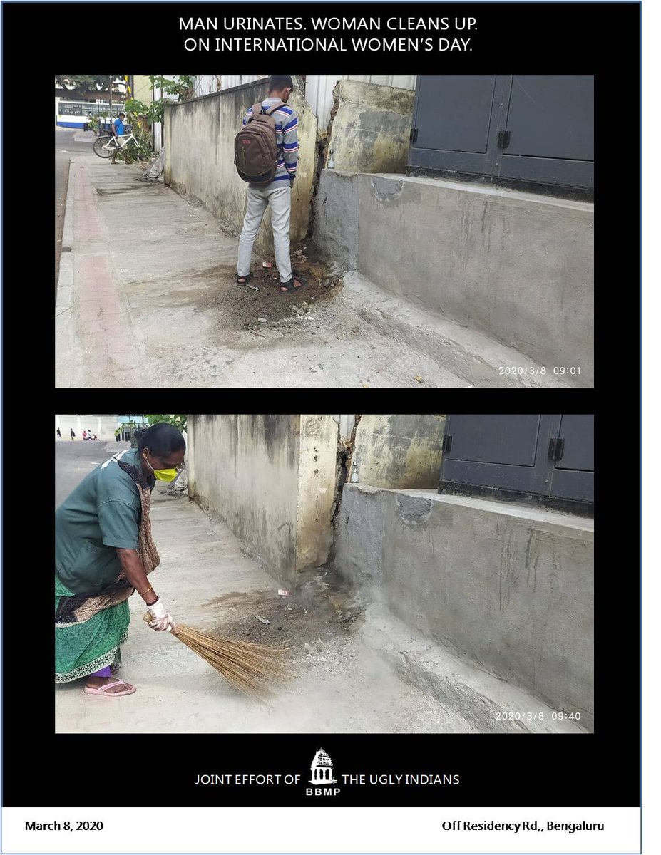theuglyindian's tweet photo. Open Urination Spot off Residency Road fixed by a joint citizen + BBMP team. As part of #MissionOUFBengaluru (Open Urination Free). Let's not tolerate this ugly defacement of our footpaths and public spaces!
@BBMPCOMM @BBMP_MAYOR @BBMPSWMSplComm
#OUFIndia #OpenUrination https://t.co/s2uxDh4ARs