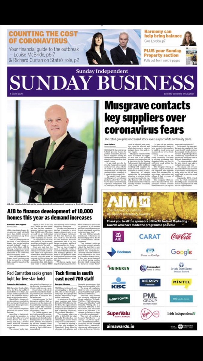 CrystalValleySE's tweet photo. Great coverage in the papers today about the Southeast and our jobs fair. Let’s keep reminding everyone on this island that the Southeast is the BIGGEST ECONOMIC AREA outside Dublin circa 600k people with Waterford at the centre. https://t.co/9imupgy6FN