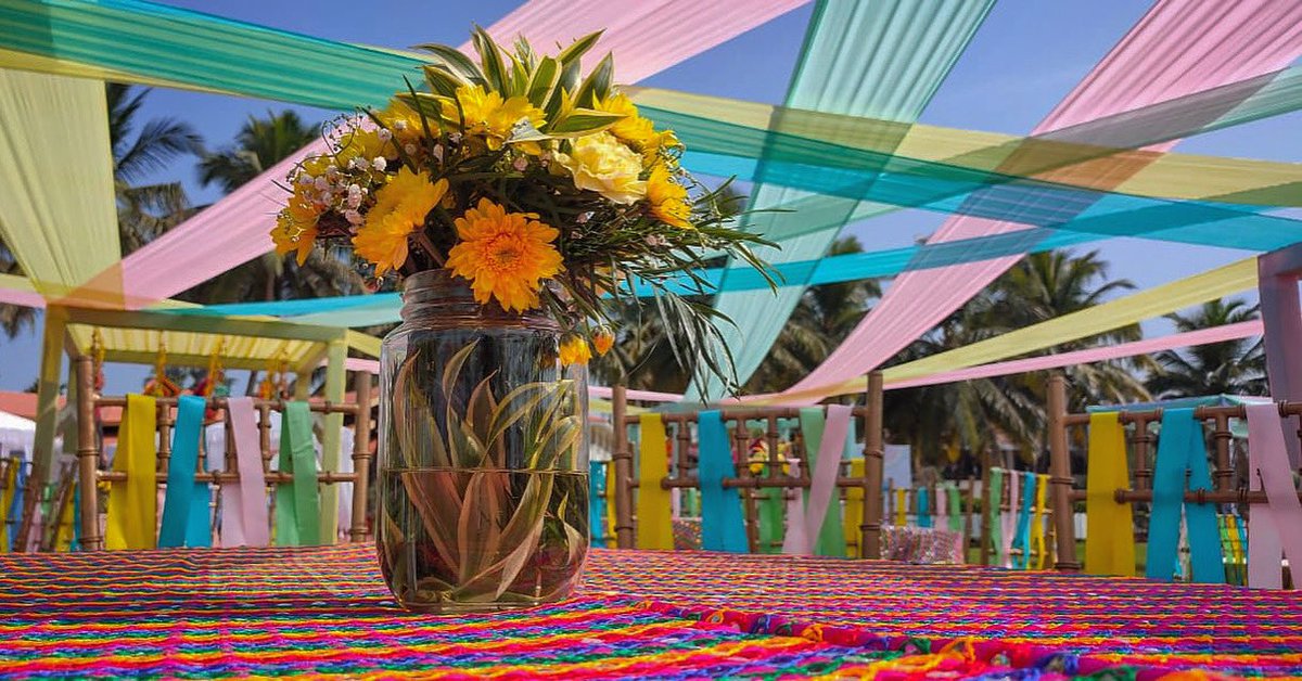 PATAKAEvents's tweet photo. This color combo though! 😍 #weddingplanners #eventplanner #destinationwedding #goa #events #WeddingPlanner https://t.co/P889AnPZt6