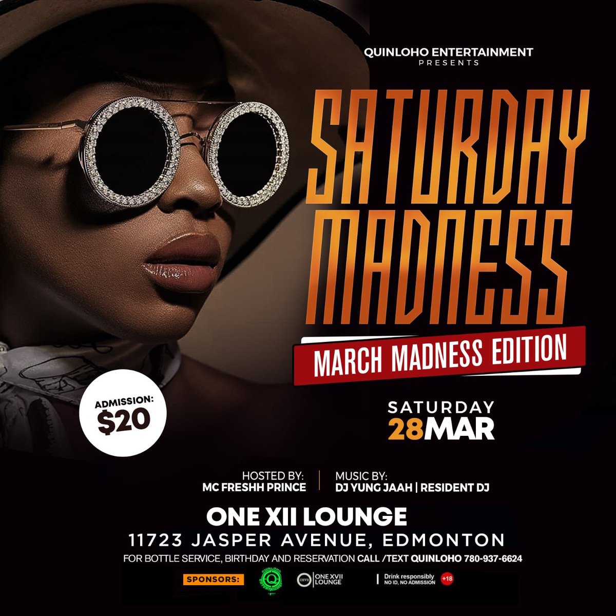 ireness202's tweet photo. It's going to be a MADNESS on SATURDAY March 28th  at Onexvii Lounge!!!  Admission: $20 https://t.co/bNfKW55ASr