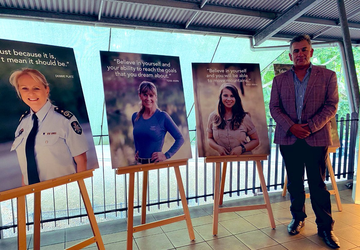 At #Internationalwomensday today at <a href="/AustraliaZoo/">Australia Zoo</a> <a href="/TerriIrwin/">Terri Irwin</a> reminded us that equality starts at home &amp; behind every great women is a great partner - she is right and here is mine - I could not do everything I do without him. Thank you.