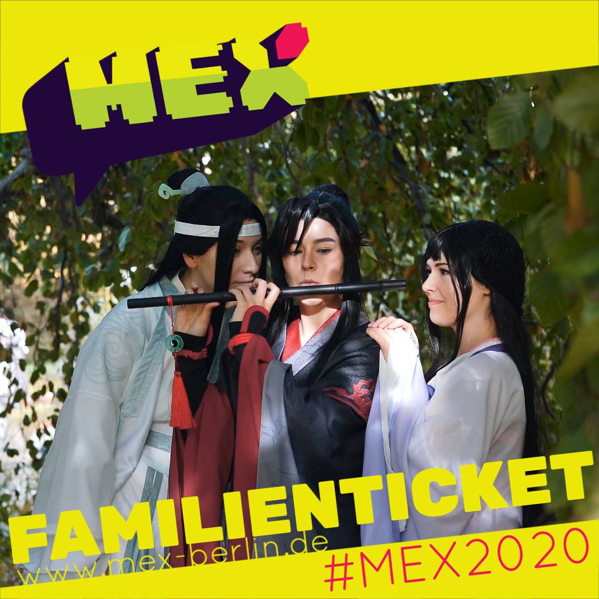 MEXBerlin's tweet photo. Deine Eltern würden dich gerne mal auf eine Con begleiten... oder träumt deine Oma vielleicht selbst davon für einen Tag Hatsune Miku zu sein?
Mit unserem neuen Familienticket ist das möglich! ☆
https://t.co/5R96tFGbJF
Foto: @rickwoelbling
#mex2020 #mexberlin https://t.co/xGGmIEbCNr