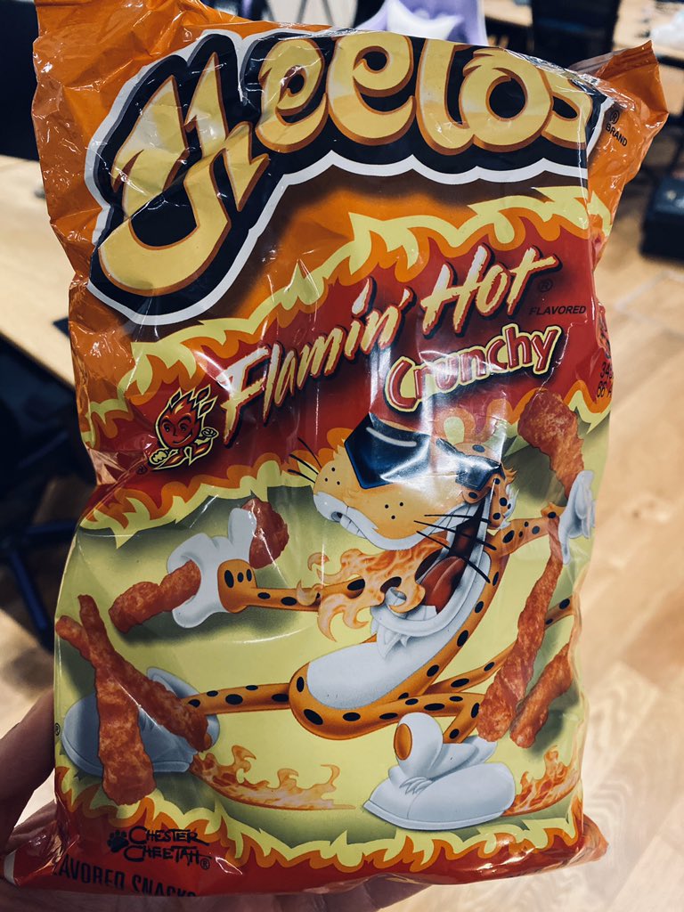 “Never had Flamin’ Hot Cheetos before so didn’t understand the meme, but go...