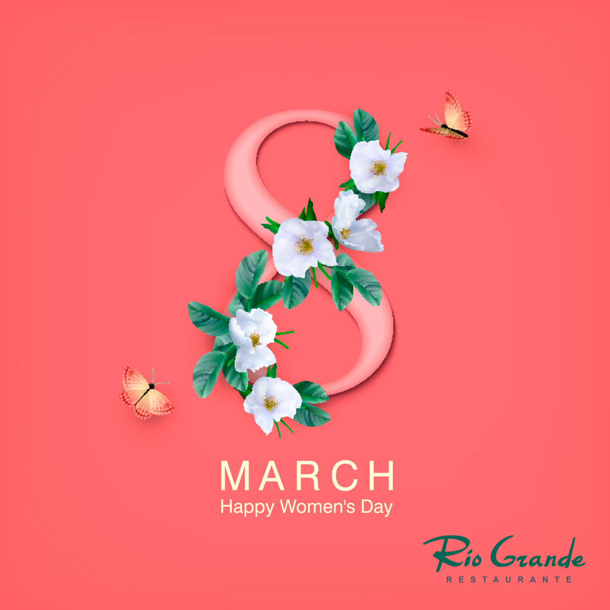 RioGrandeSev's tweet photo. ¡Feliz día de la mujer!  💕
#RestauranteRioGrande #Terraza #Restaurante #Eventos #Sevilla #CocinaHonesta https://t.co/oQ7U1orVbS