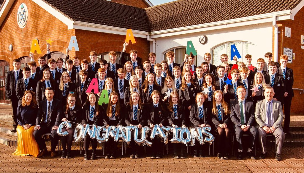limavadygs's tweet photo. ** Outstanding performance in GCSE Mathematics ** from 65 pupils who completed their GCSE Maths in January. 98.5% of the grades awarded were A*/A. 
Congratulations to this very talented group of young people; all at Limavady Grammar School are very proud of you. https://t.co/yCsvhoyPQq
