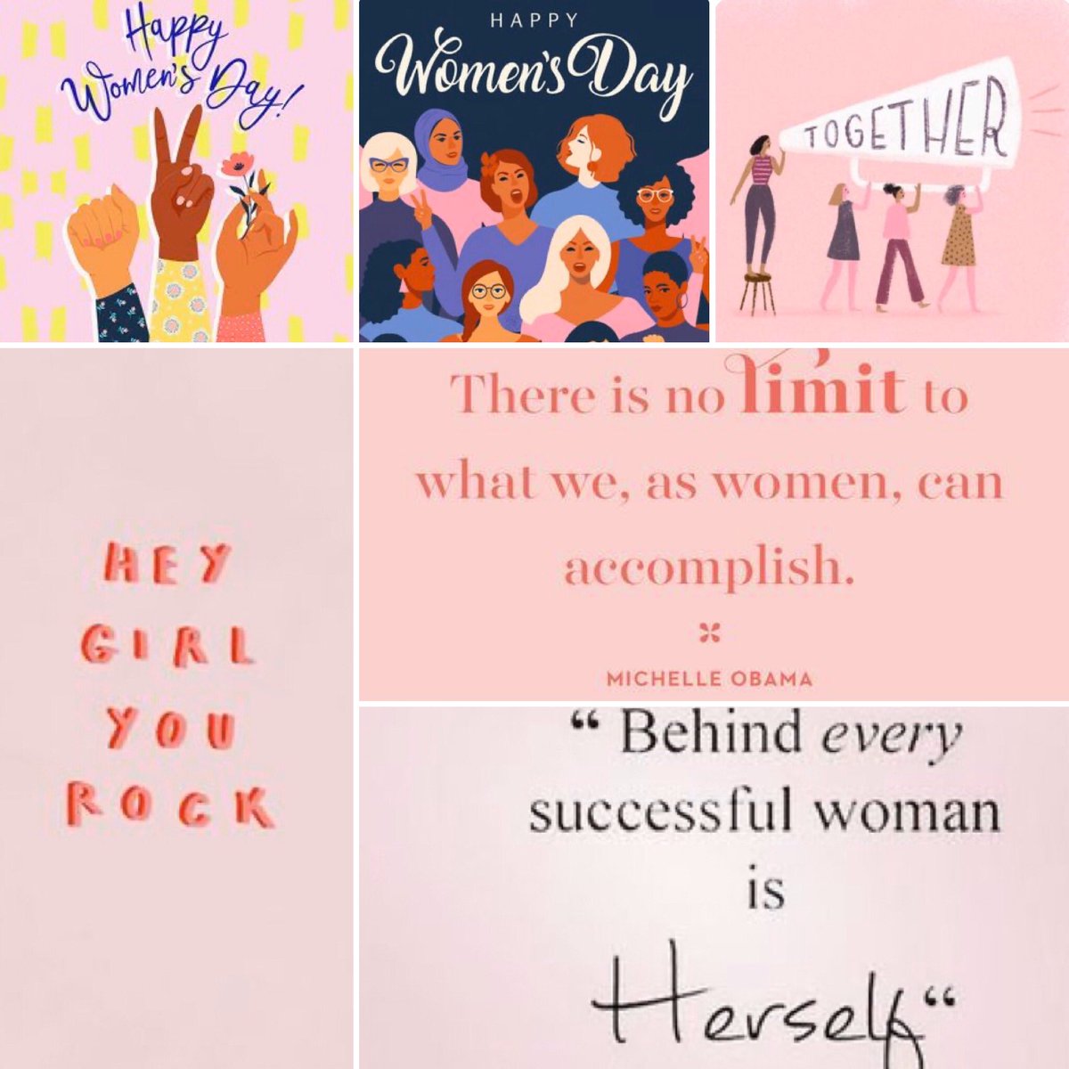 Mel_Standbrook's tweet photo. #HappyInternationalWomensDay #IWD2020
We all rise by lifting each other, we all bring something to the table - this is true for everyone.
So let's be each other’s cheerleaders.
A big shout out to everyone doing something amazing 💗💗 #YouAllRock
#GoEmpower https://t.co/f5GUPr7xJY