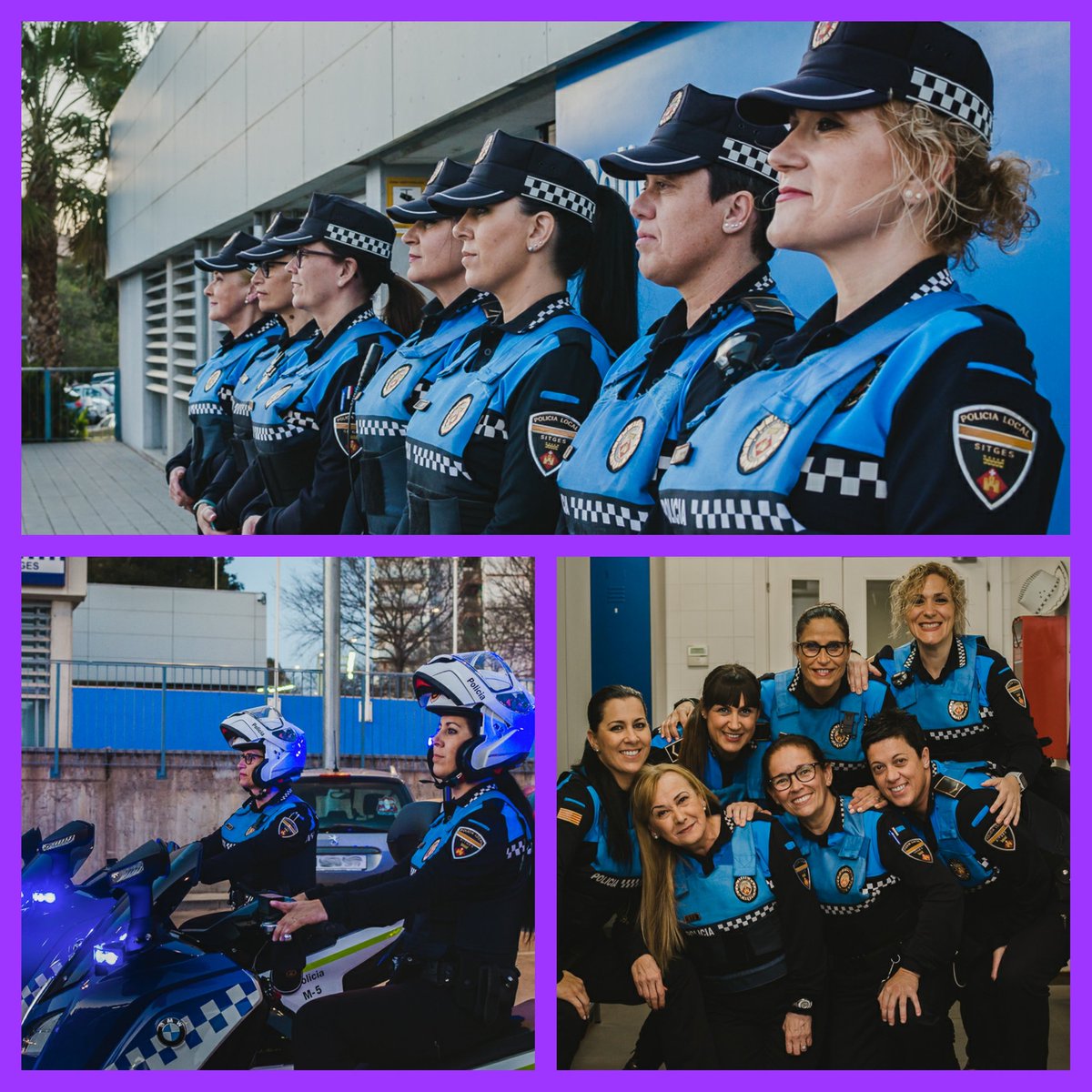 policiaSitges's tweet image. #8M #DiaInternacionalDeLaDona
#DiaDeLaMujer
#8Marzo
#SitgesFeminista
Perquè
#SomDones perquè som #policies perquè som valentes, perquè som professionals, perquè #somelquevolem #MotiusXSerFeminista #orgull de ser @policiaSitges 
Vine! Forma part d'aquesta meravellosa professió👮‍♀️👮🏿‍♀️
