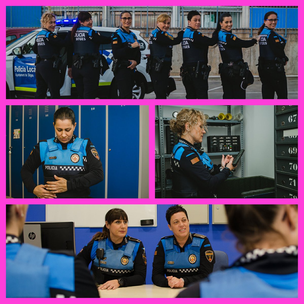 policiaSitges's tweet image. #8M #DiaInternacionalDeLaDona
#DiaDeLaMujer
#8Marzo
#SitgesFeminista
Perquè
#SomDones perquè som #policies perquè som valentes, perquè som professionals, perquè #somelquevolem #MotiusXSerFeminista #orgull de ser @policiaSitges 
Vine! Forma part d'aquesta meravellosa professió👮‍♀️👮🏿‍♀️