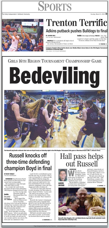 Zack Klemme (@zklemmehd) on Twitter photo Sunday sports front! Local work by @kgDIphoto, <a href="/DIndependentQB/">Aaron Snyder</a>, <a href="/J_BallScribe/">Joshua Ball</a>, <a href="/TConley_JCTV37/">TC</a>, <a href="/jleach19/">Julianna Leach</a>, R. Stanley. Work inside from <a href="/Collier_Photos/">Falecia Collier</a>, <a href="/taytay_0525/">Taylor</a>, yours truly. Sunday sports front! Local work by @kgDIphoto, <a href="/DIndependentQB/">Aaron Snyder</a>, <a href="/J_BallScribe/">Joshua Ball</a>, <a href="/TConley_JCTV37/">TC</a>, <a href="/jleach19/">Julianna Leach</a>, R. Stanley. Work inside from <a href="/Collier_Photos/">Falecia Collier</a>, <a href="/taytay_0525/">Taylor</a>, yours truly.