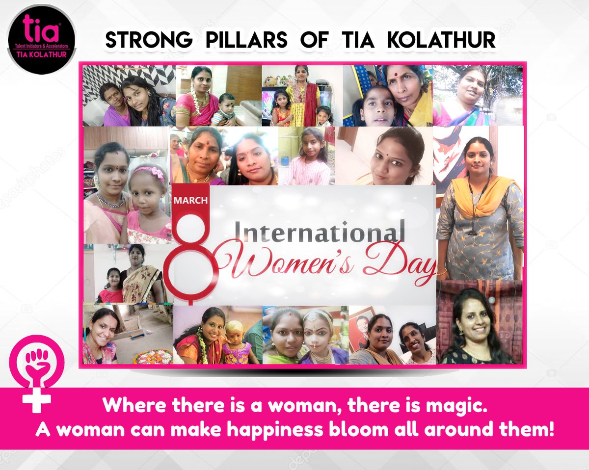 DM_kowsalya's tweet photo. A Glowing #Woman can help other #Women glow &amp; still be lit.

When women support each other,Incredible things happen..🤩🤩

#TiaKolathur Wishes you all #HappyInternationalWomen's Day 2020.

We all proud to be #Woman💪👑👑👑

#WomensDay2020 #EachforEqual #IWD2020 👑👑👑 https://t.co/kEPewP2QXe