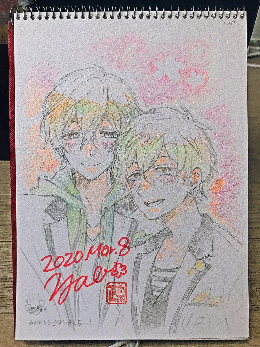 二人なのでお時間いただいてしまった…?ありがとうございました??(注※誰にも頼まれていない) #エアスケブ 