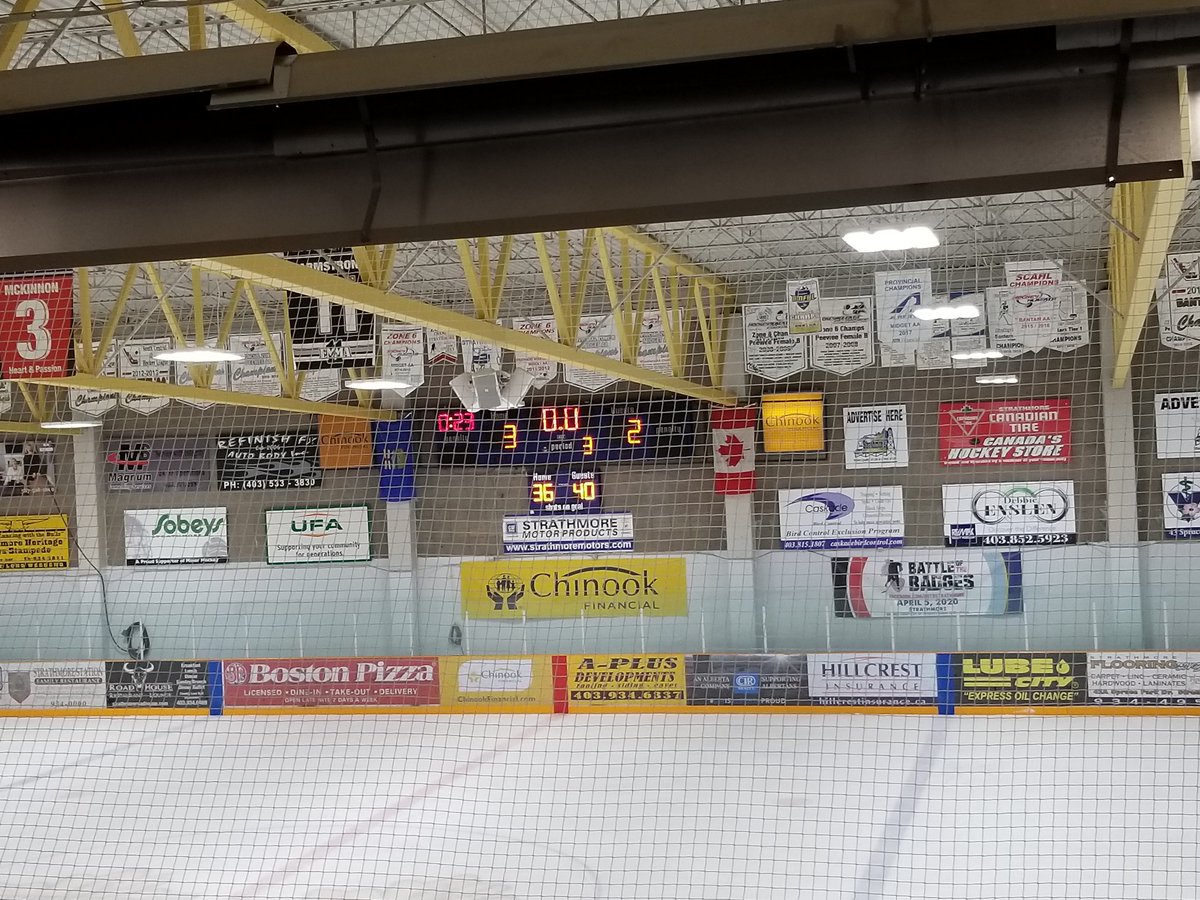 Tigs come up short in game 2 losing 3 - 2 to Wheatland.

This was a good hard hitting tight game with the bounces  bouncing the wrong way today.

Quick turn around to game 3 for all the marbles in Rimbey at 2:30pm  Sunday.

Beagle and Moir with the goals for the Tigs.
