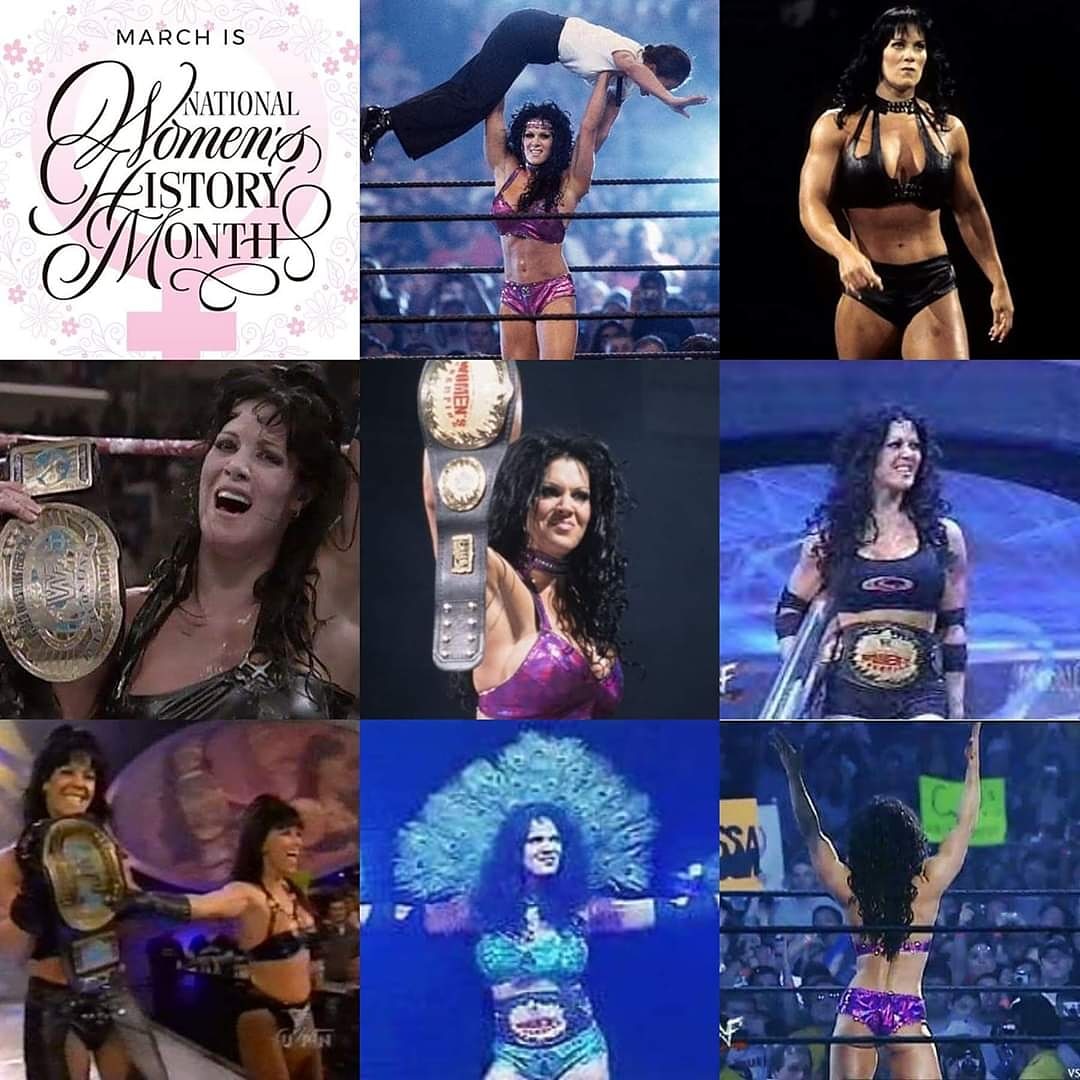 Chyna conquered so many things in the Wrestling world.She was the first woman to enter the Royal Rumble,First woman to ever win the international Championship,then won the Women's championship,became a wrestling icon  #WomensHistoryMonth

Angie Teamchyna #ChynaLegacy