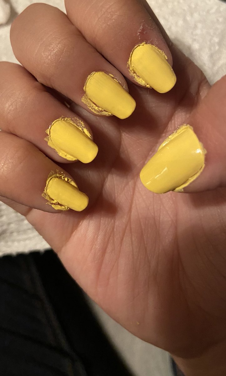 Staying with yellow, I just repainted them today!