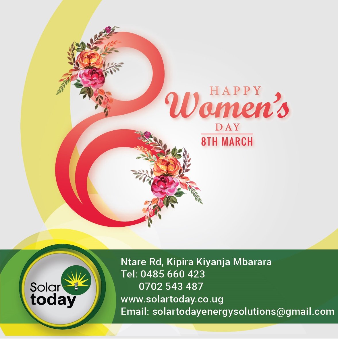 solartoday2's tweet photo. Happy Women's Day to all the ladies out there.
#SolarToday 
#PoweringYouToday https://t.co/mkwkQfg7t7