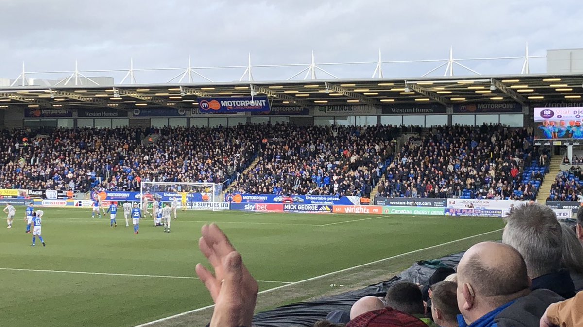 @theawsyfans Portsmouth at Peterborough today lost 2-0 didn’t stop singing #loyalsupport