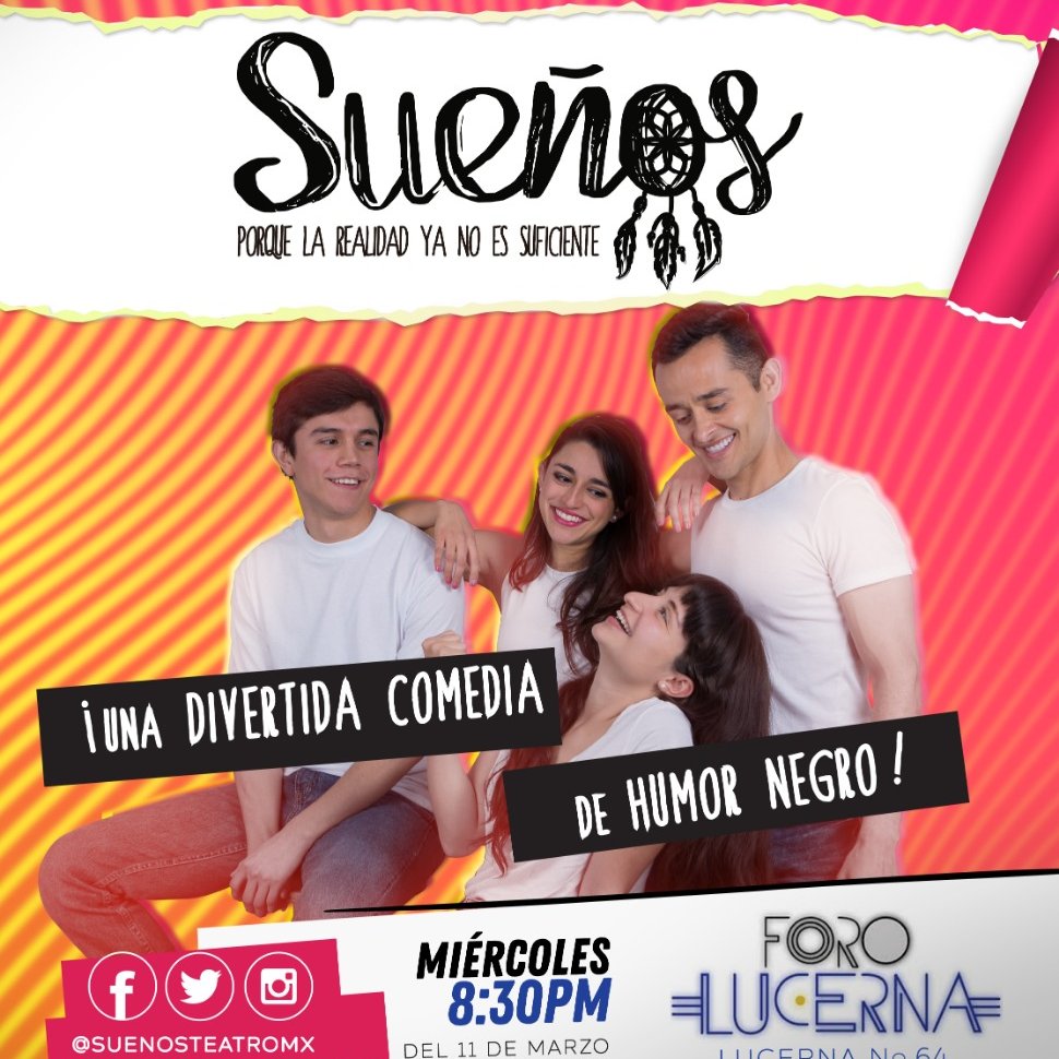 ForoLucerna's tweet photo. ¡Próximo estreno!, compra tus boletos con anticipación en ticketmaster, centros ticketmaster y en la taquilla del Teatro Milán /Foro Lucerna 🎟️ https://t.co/z8YcaFGJj9