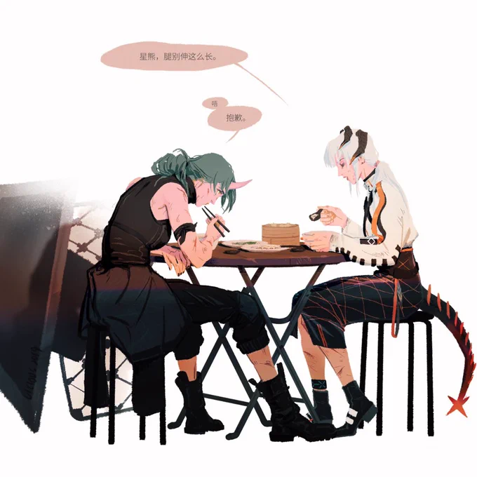 Battlefield partners 
#明日方舟 #アークナイツ #fanart 