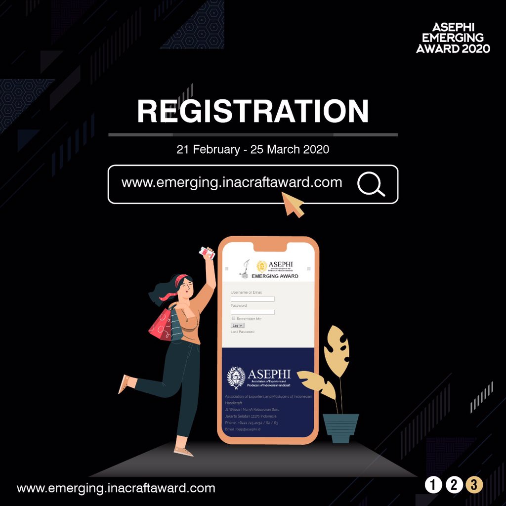 INACRAFT (@theinacraft) on Twitter photo Sbg wujud penghargaan bg para perajin yg memberikan kontribusi bru utk dunia kerajinan Indonesia, ASEPHI selaku pnylnggara #INACRAFT akan mmbrkn penghargaan ASEPHI Emerging Award. Bg para perajin, silahkan dftrkn diri Anda
<a href="/MediatamaTheEO/">Mediatama Binakreasi</a>
#INACRAFT22nd
#TheBeautyinDiversities Sbg wujud penghargaan bg para perajin yg memberikan kontribusi bru utk dunia kerajinan Indonesia, ASEPHI selaku pnylnggara #INACRAFT akan mmbrkn penghargaan ASEPHI Emerging Award. Bg para perajin, silahkan dftrkn diri Anda
<a href="/MediatamaTheEO/">Mediatama Binakreasi</a>
#INACRAFT22nd
#TheBeautyinDiversities