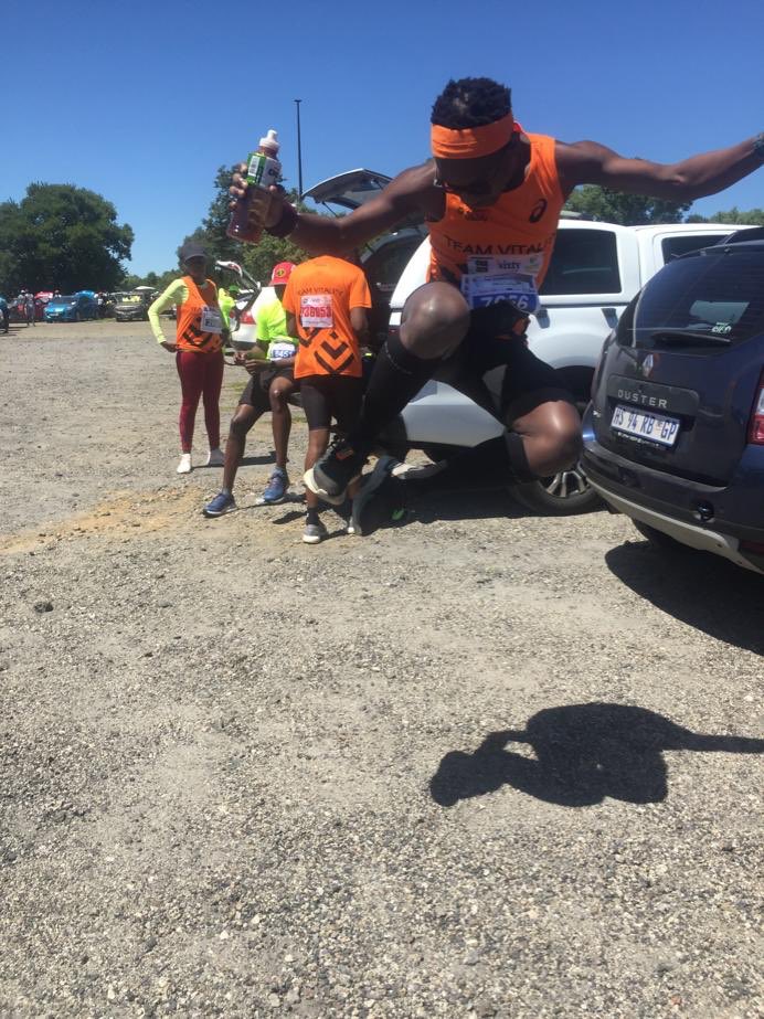 SirLeThU's tweet photo. #kosmos3in1  we did things .... #RoadToComrades #RoadToTwoOceans #JumpingRunner https://t.co/4Wsgc2l61U