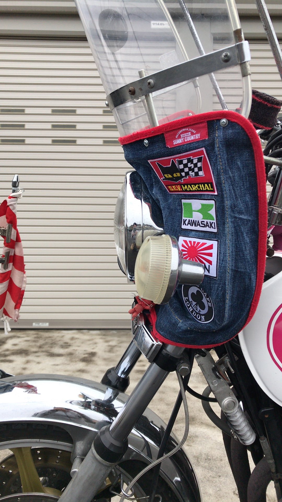 風防布タレオーダー （SUZUKI K125に旭風防装着｜鉄屑から真珠を