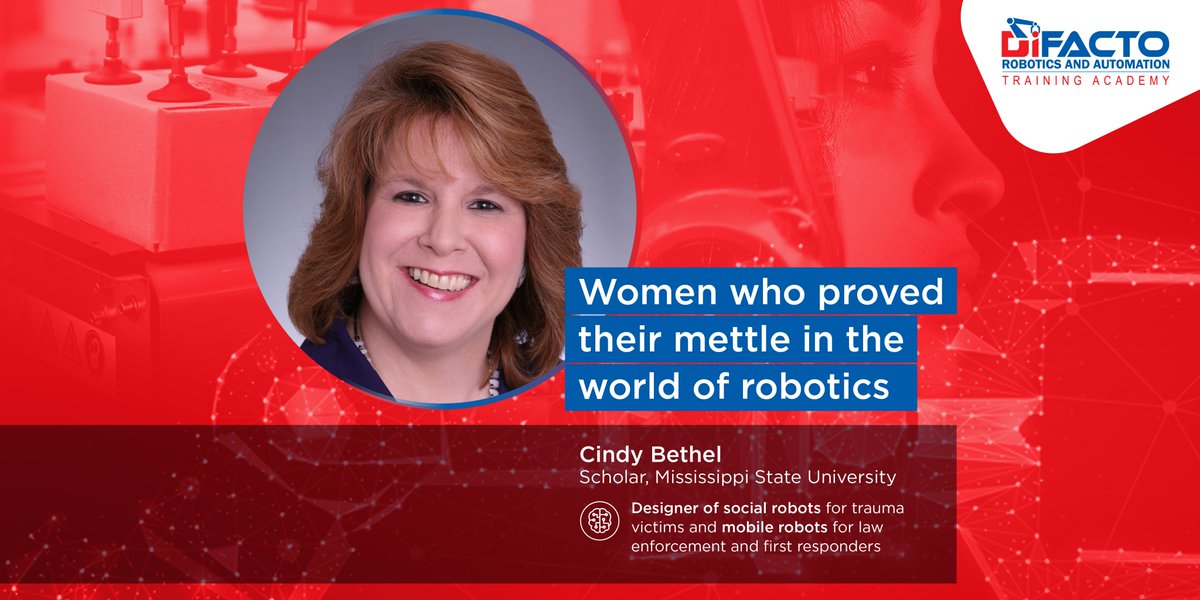 DifactoA's tweet photo. From designing robots for social benefit to building robots that can communicate, these incredible women have changed the automation world for the better. 

#WomenInRobotics #WomenInScience #WomenInTech #DiFACTOTrainingAndAutomation #DiFACTO https://t.co/RvxyAZjSNG