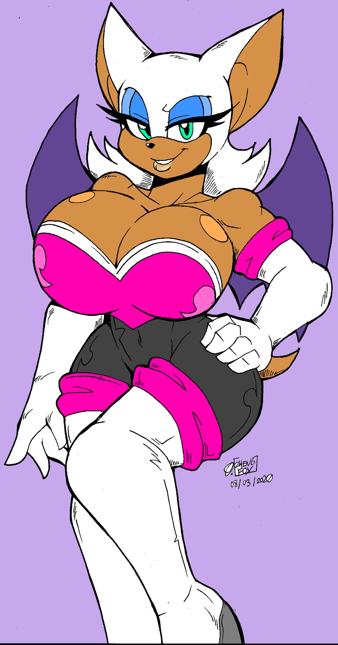 this is a request) Rouge The Bat Bichi by Finalbossdarlalton on