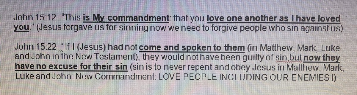 N_ata6ha's tweet photo. @weronski @stevencbradley @nancy5nunes @benyamin818 Joh 8:36 So if the Son (#Jesus) sets you free, you will be really free (from the yoke of bondage: 1st five books of Bible: #Torah / #LawOfMoses and it's customs and even war in the flesh = free from #OldTestament to follow Jesus in the #NewTestament: #NewCommand of LOVE ) https://t.co/gQi5vFmEUy