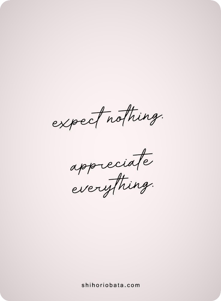 feel like sharing you my life motto. expect nothin, but always give your very best every single day. enjoy your sunday!