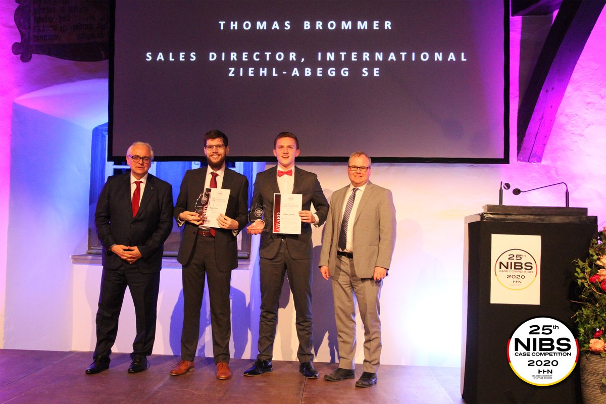 The 2020 <a href="/NIBScase/">NIBS Case Competition</a> Competition featured many strong individual presenters, but David Potvin (<a href="/jmsbconcordia/">John Molson School of Business</a>) and Noah Jepson (@ubishops) stood out as this year's best. Thanks to Thomas Brommer from <a href="/ziehlabegg/">ZIEHL-ABEGG SE</a> for their support of the award, and this year's competition.