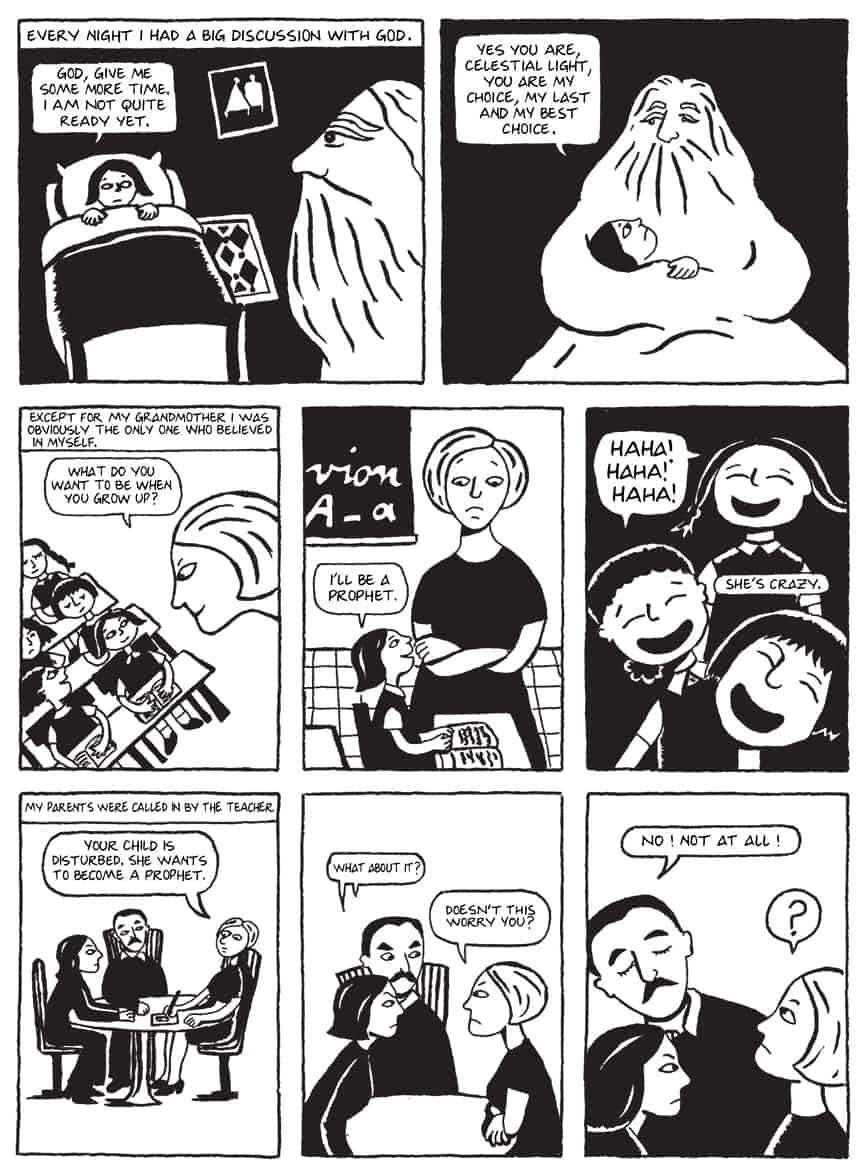 Posy Simmonds, Tillie Walden, Purita Campos, Marjane Satrapi 