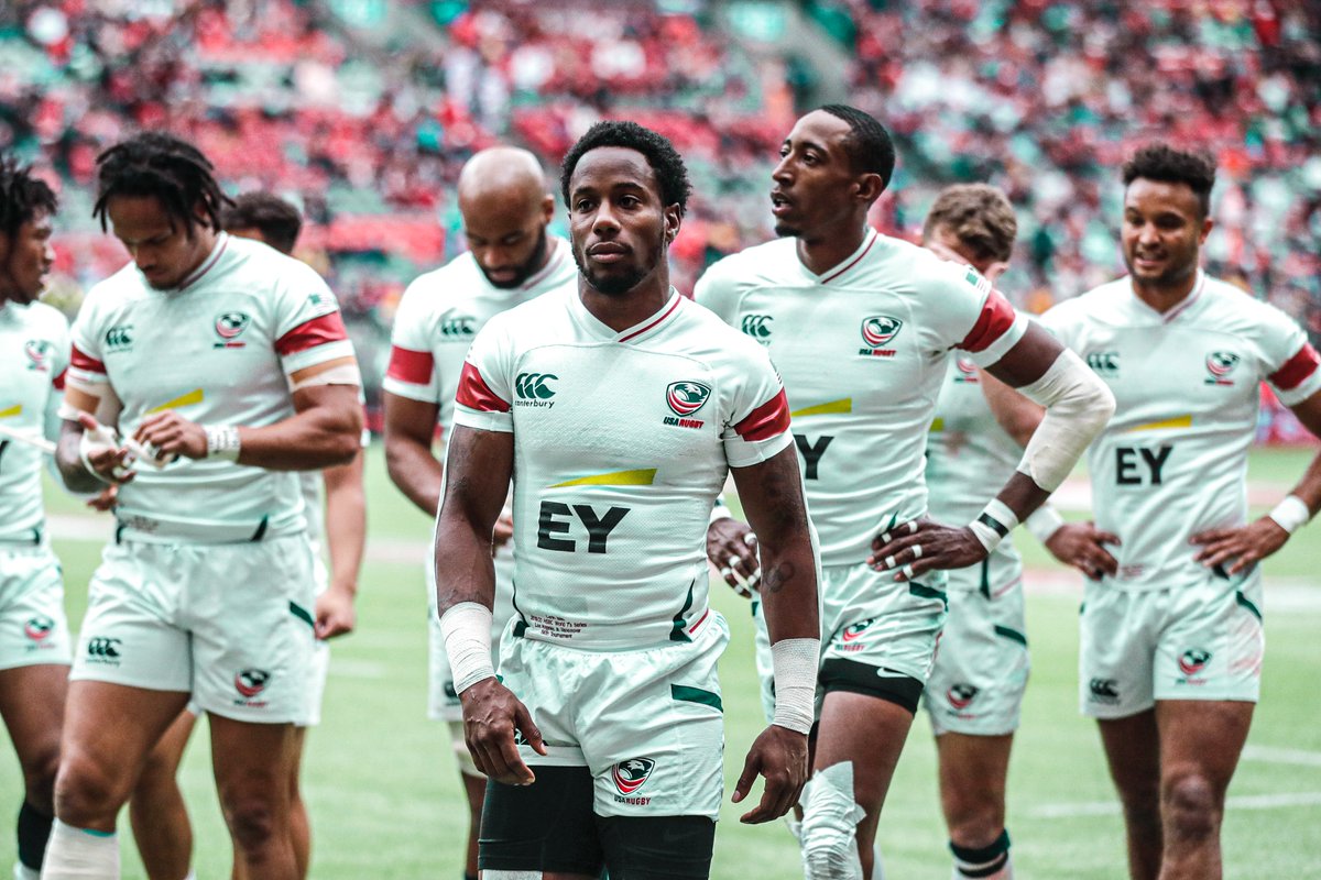USARugby's tweet photo. #Canada7s Cup Quarters up next 

Facing South Africa at 2:19 PM ET on @NBCSportsGold. 

Back the DAWGS https://t.co/nGRhCxRTIV
