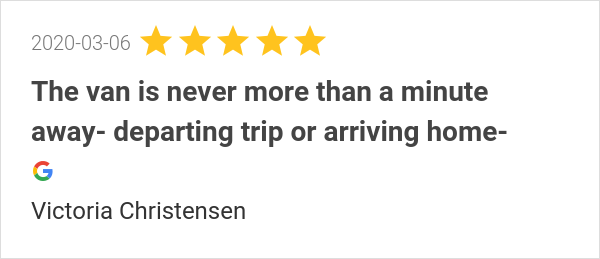 ParknJetSLC's tweet photo. New 5.0-star Review: "The van is never more than a minute away- departing trip or arriving home-" https://t.co/6YQ05Zur2k