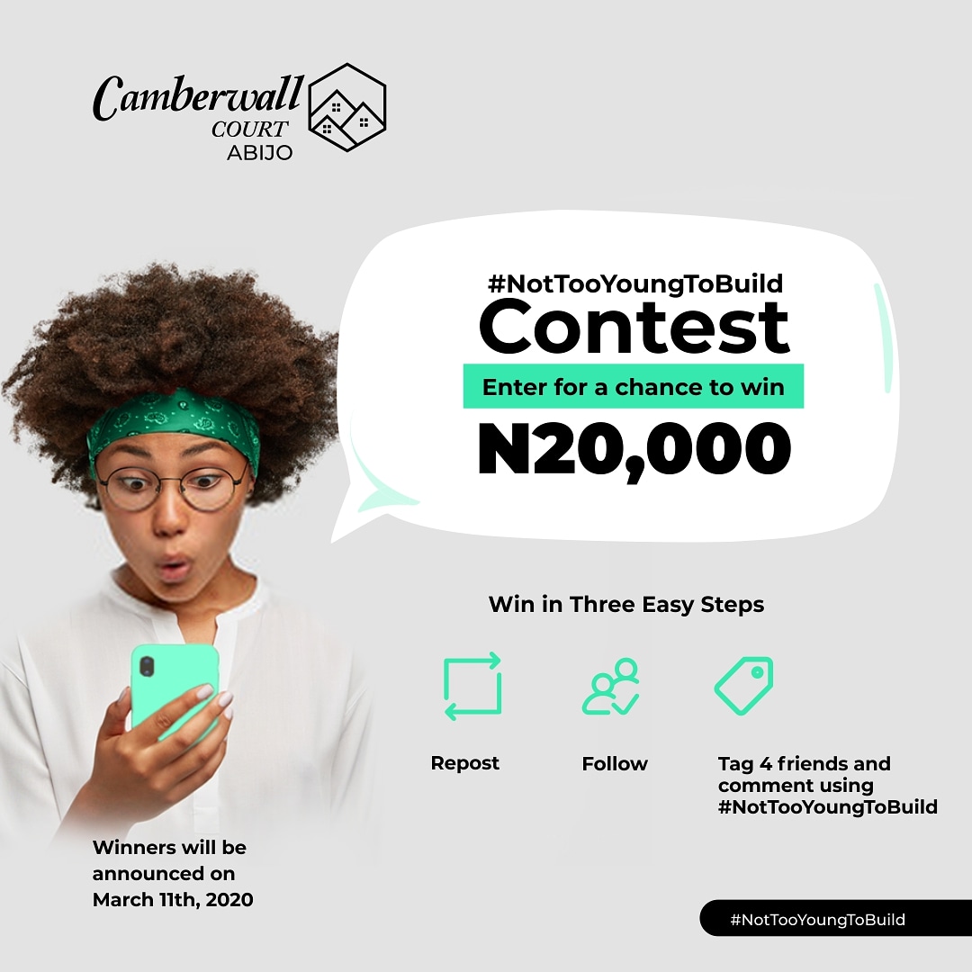 ola_chalcedony's tweet photo. @VeritasiHomes Dear @_PaulSpeaks @TeelashDavidO @SEGUN_WORKS @DebirexPR, Kindly follow @VeritasiHomes #NotTooYoungToBuild https://t.co/08mZqG2xny