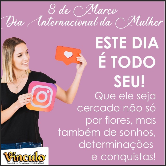 _vinculo's tweet photo. Feliz Dia da Mulher! 🌻
#daywoman #diadamulher #8demarco #diadamulhermkt #vinculoconsultoria #agenciavinculo https://t.co/QisRAXvDy8