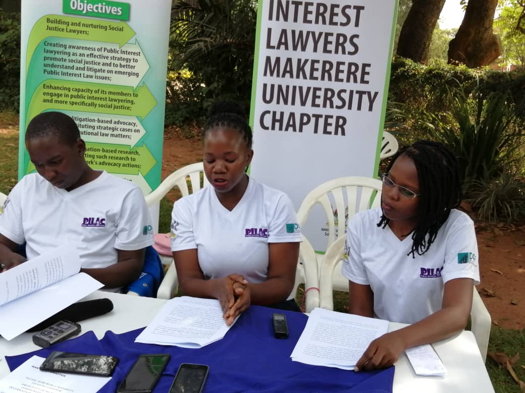 NetpilUganda's tweet photo. #HappeningNow #NetpilUpdate Makerere University School of Law student volunteers with #NetpilUniversityChapters are commemorating the #InternationalWomensDay https://t.co/KXbpPa6j2H