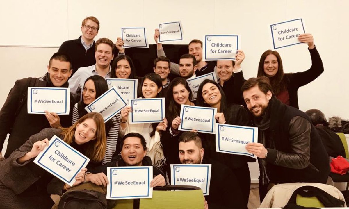 For #InternationalWomenDay2020 we wish to celebrate our contribution to #genderparity thanks to our project #ChildcareforCareers #C4C to advocate 4 #affordablechildcare in Switzerland to prevent women from leaving workplace 🌈⚡️

#GlobalShapersCommunity #GlobalShapers #GenevaHub