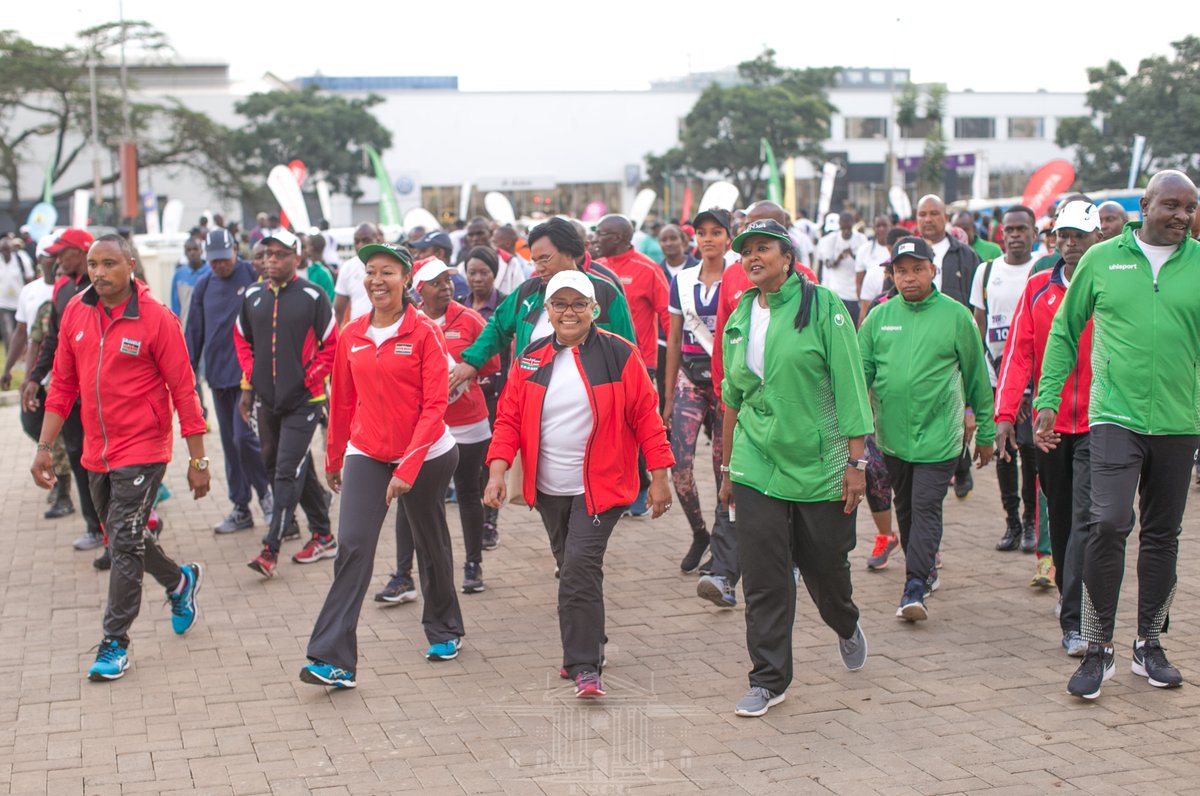 FirstLadyKenya's tweet photo. This year’s #BeyondZeroMarathon 2020 will continue to support our advocacy around nine critical health areas affecting Kenyans. @BeyondZeroKenya #IWillRun https://t.co/2CQXdiHNkH