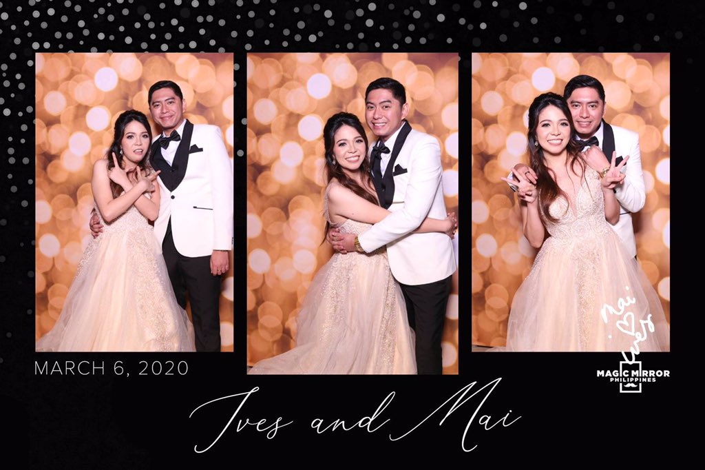 MagicMirrorPh's tweet photo. Congratulations to Ives and Mai "Your wedding day will come and go, but may your love forever grow." 💞 #meMAIselfandIVES https://t.co/uWa7pJ7ysP