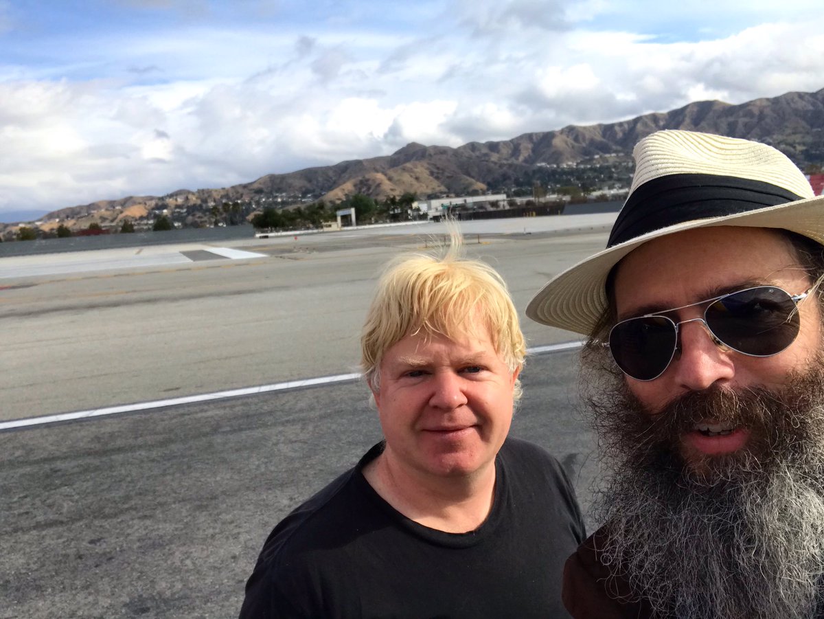 howlinrain's tweet photo. Touch down with the man behind the Mansion: Eric “King Riff” Bauer at Burbank airport for some tba LA work and fun 🙌🏽
#howlinrain #themansion #underthewheels https://t.co/kcrbXs6EVV