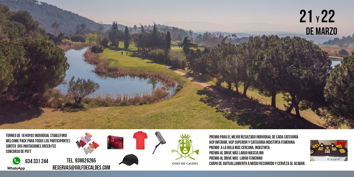 golfcaldes's tweet photo. Ya está aquí, 21 y 22
No te lo pierdas! https://t.co/PXgPVwU1AW