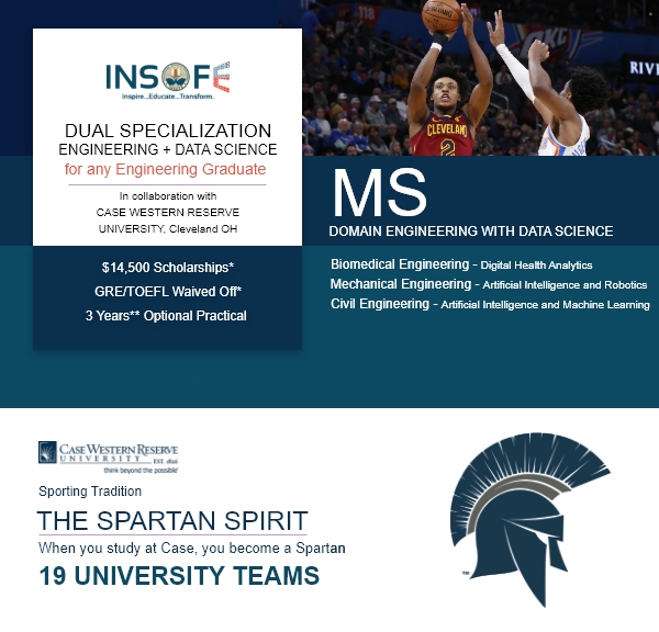 upGrad_INSOFE's tweet photo. It's Engineers game to play with massive chunks of Data. Here you go, Hybrid MS Programs integrated with core Data Science concepts for any Engineering Graduates who desire to pursue Masters in the USA! @cwru
https://t.co/8jSA9SleGU
#DataScience #AI #MSPrograms #Robotics #ML https://t.co/un9Q3vpDj3