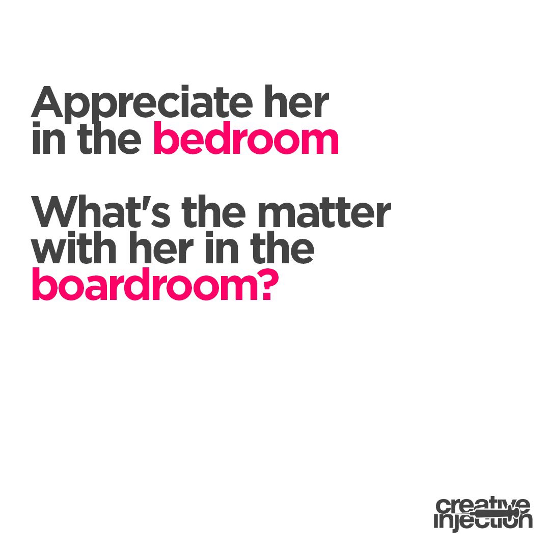 injection100's tweet photo. Rooting for an equal and fair world for women at work #HappyWomensDay2020 https://t.co/dPEAClpi2R
