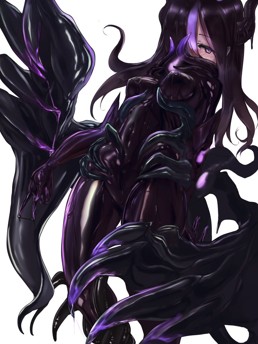 tiastias9's tweet photo. #魔物娘図鑑二次
前から本当に描きたかった…一番エロいと思うのナイトゴーントさん https://t.co/wRDIvci8pK