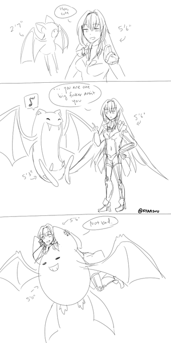 day 51: my golbat evolved. crobat is fucking huge.

#fgo #fatego 