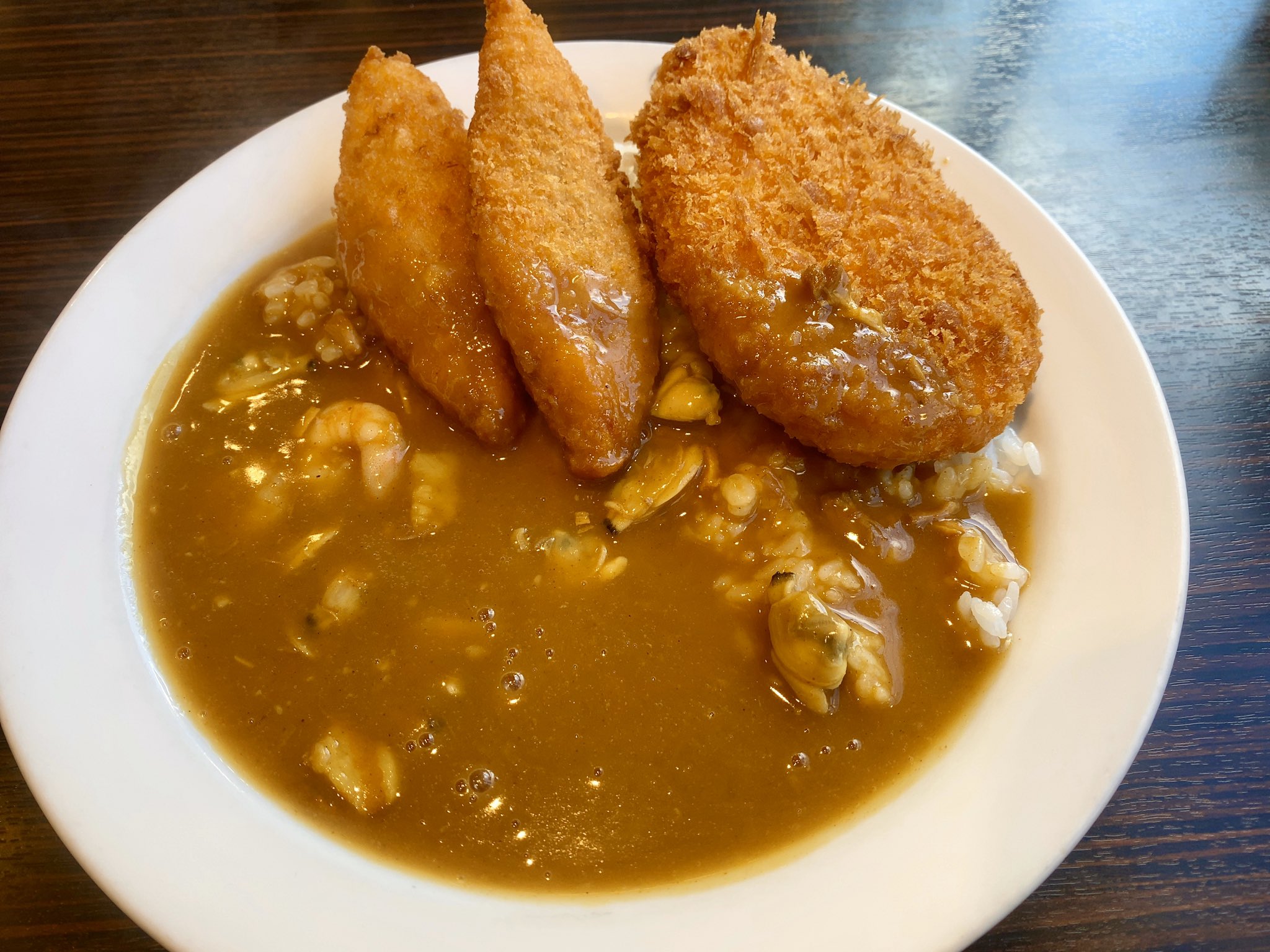 木曽耕一 本日の遅いお昼は ココイチでした Coco壱番屋カレー シーフード三昧カレー ランチ カレーライス 木曽耕一 本日の遅いお昼は ココイチでした Coco壱番屋カレー シーフード三昧カレー ランチ カレーライス