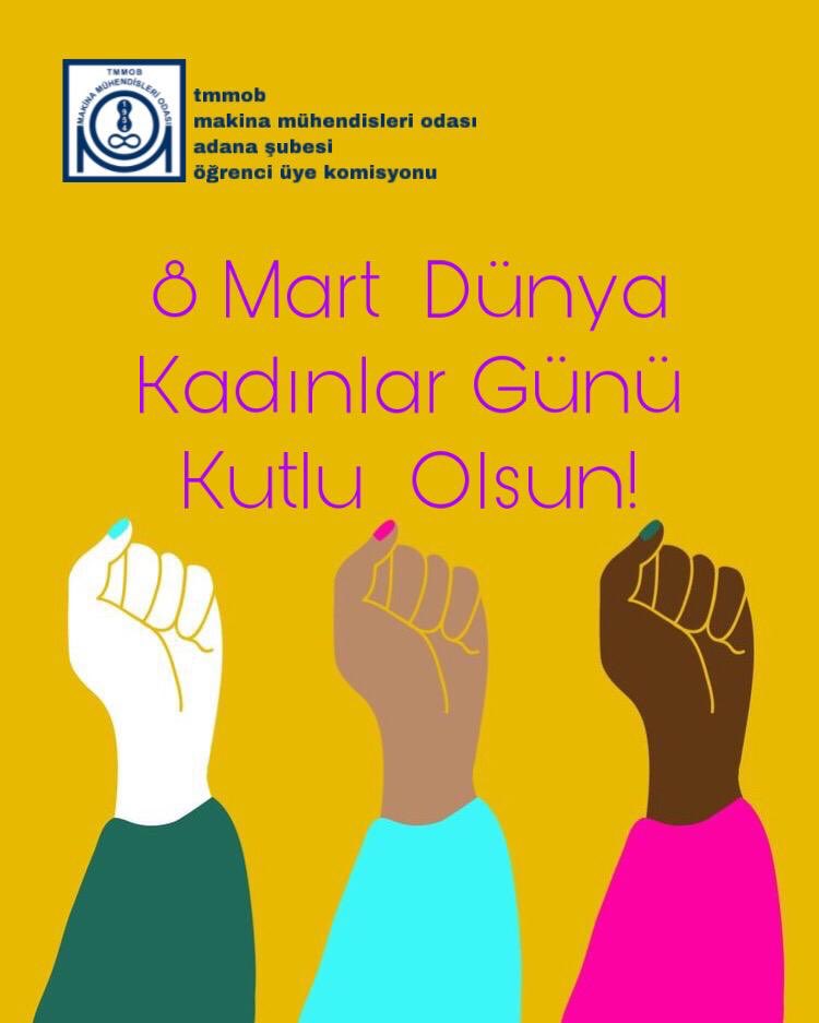 8 Mart Kadınlar Günü kutlu olsun! Cinsiyetçiliğin, ayrımcılığın, cinayetlerin son bulması; her alanda fırsat eşitliğinin sağlanmasını diliyor, kadınların haklı mücadelesini destekliyoruz!