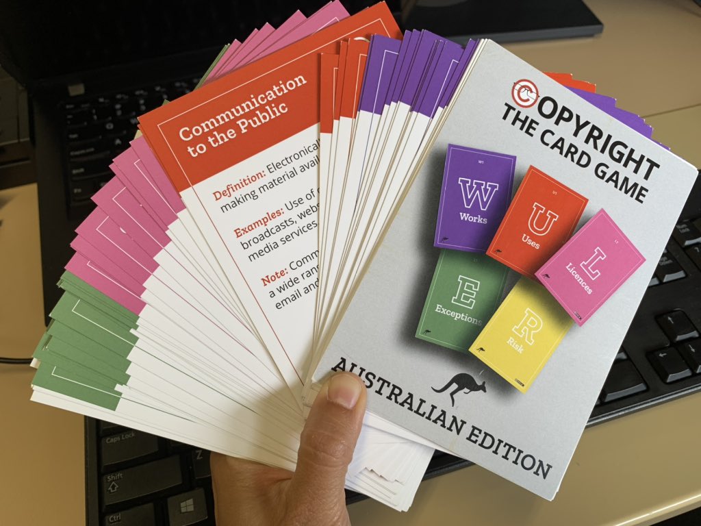 cherylfoong's tweet photo. This is brilliant! Thanks @damph @elliottbledsoe. Can’t wait to play #CopyrightTheCardgame 🤓 https://t.co/bgCnivoFr3